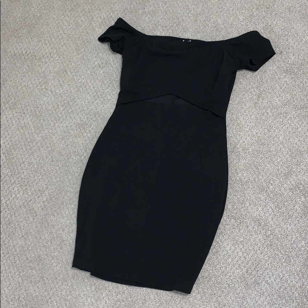 Mid stomach slip opening dress